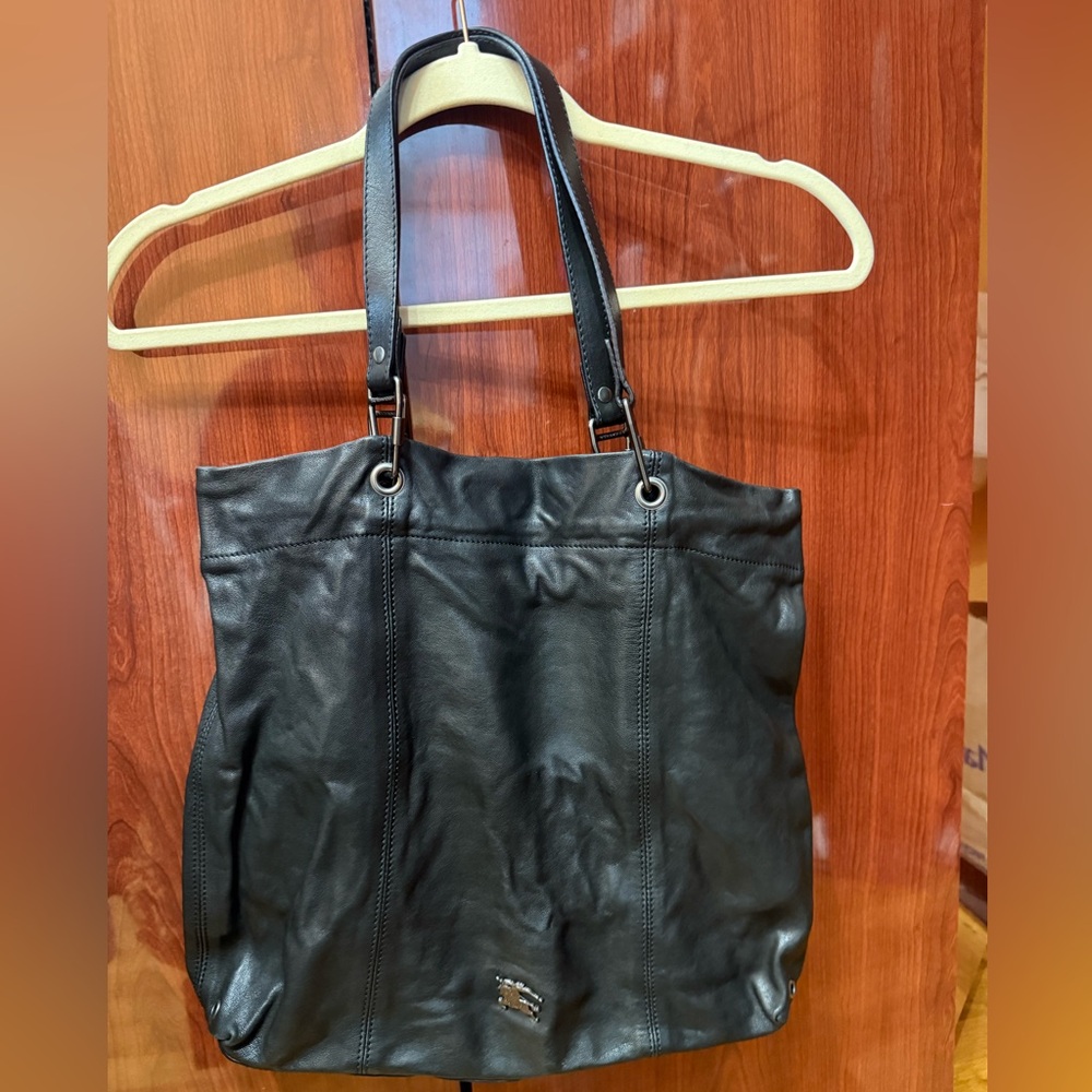 Burberry Black Leather Tote - Picture 2 of 14